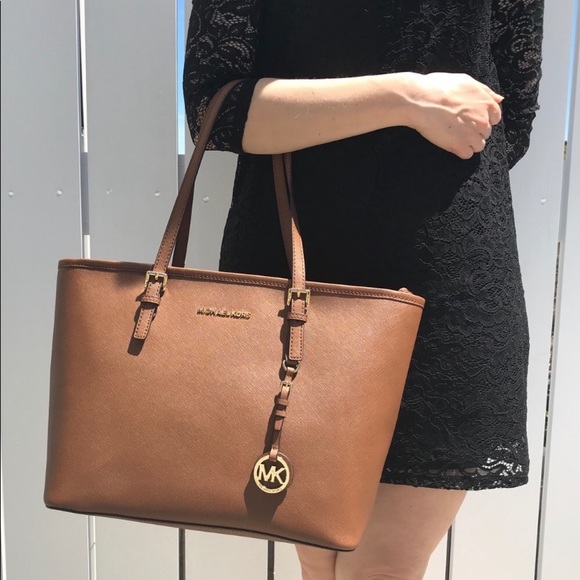 MK Jet Set Travel Zip Tote - Picture 8 of 8